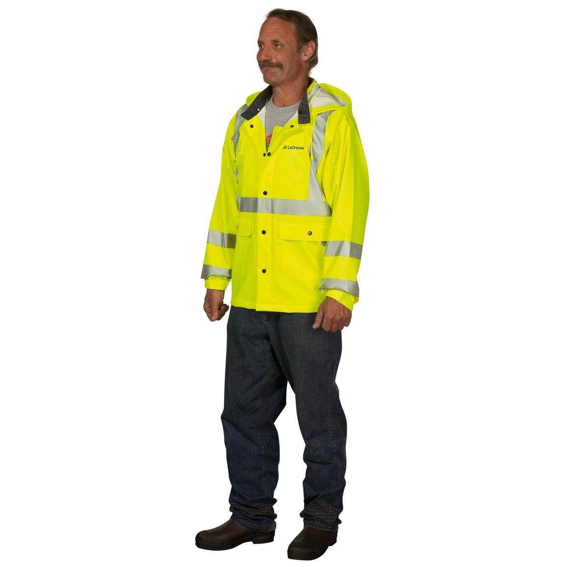 LaCrosse® Road Crew PVC High Vis Jacket 122746, Uninsulated Jackets
