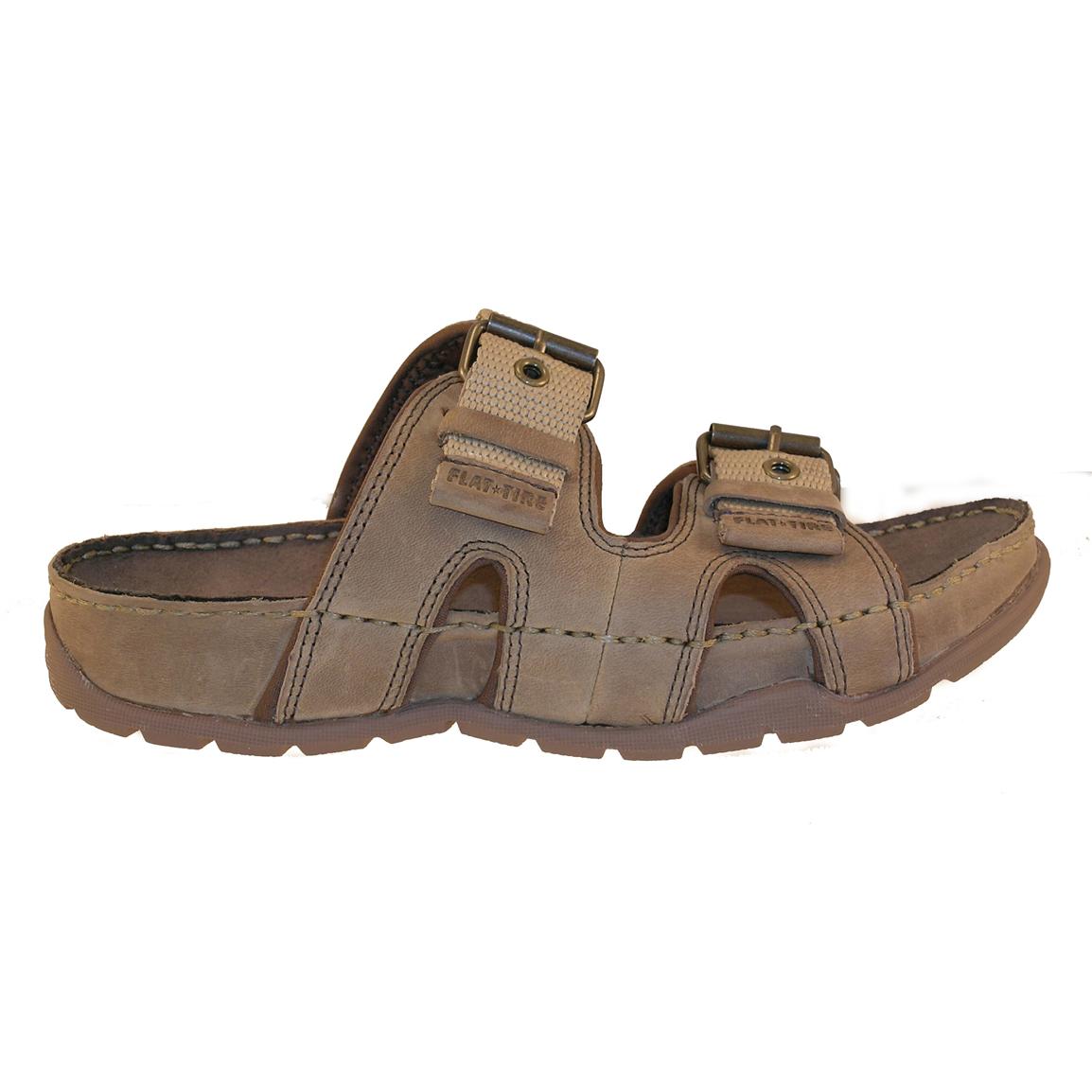 Women�s Flat Tire® Suede Catalina 2 Strap Slide Sandals