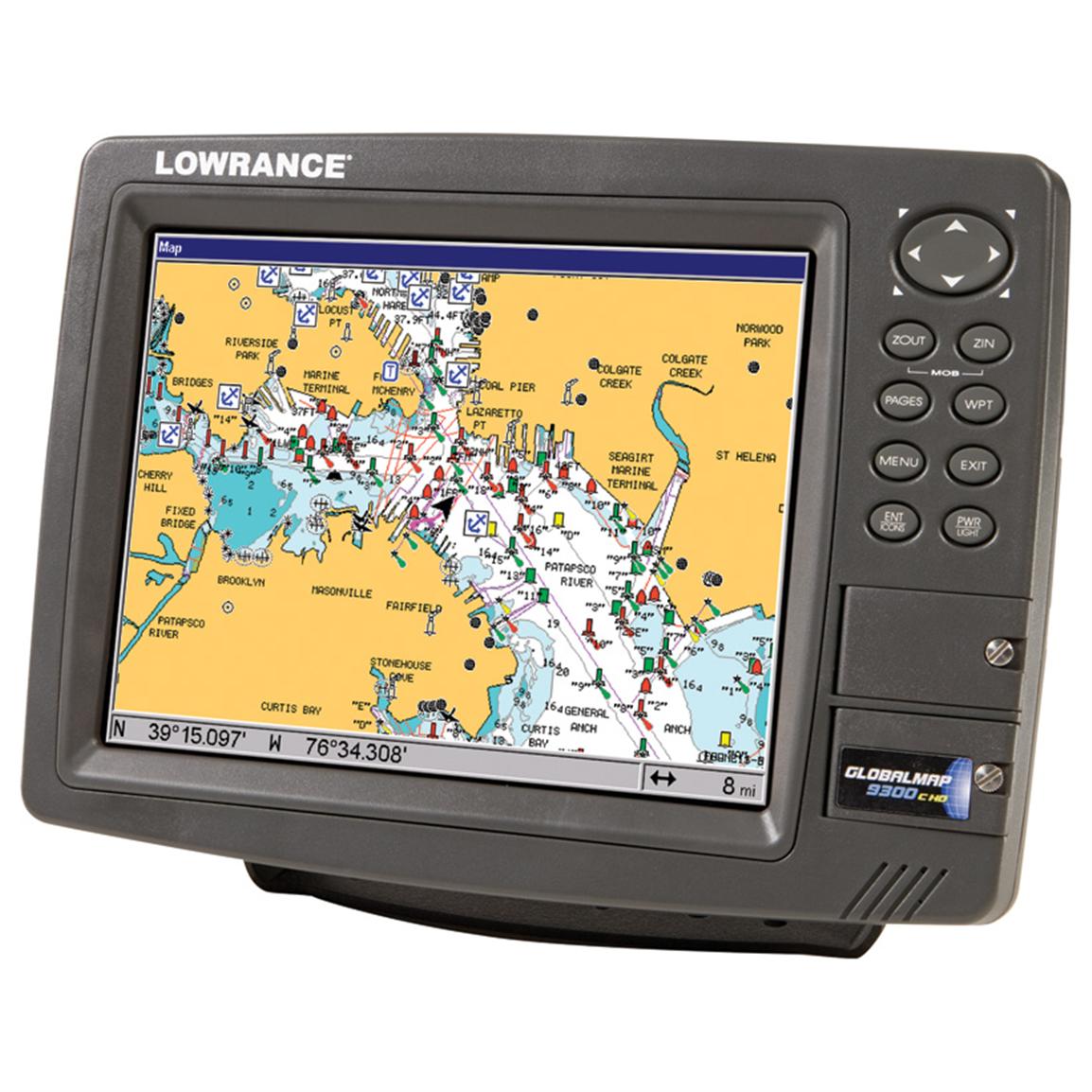 Lowrance® GlobalMap® 9300C HD GPS Chartplotter 123207, Fish Finders