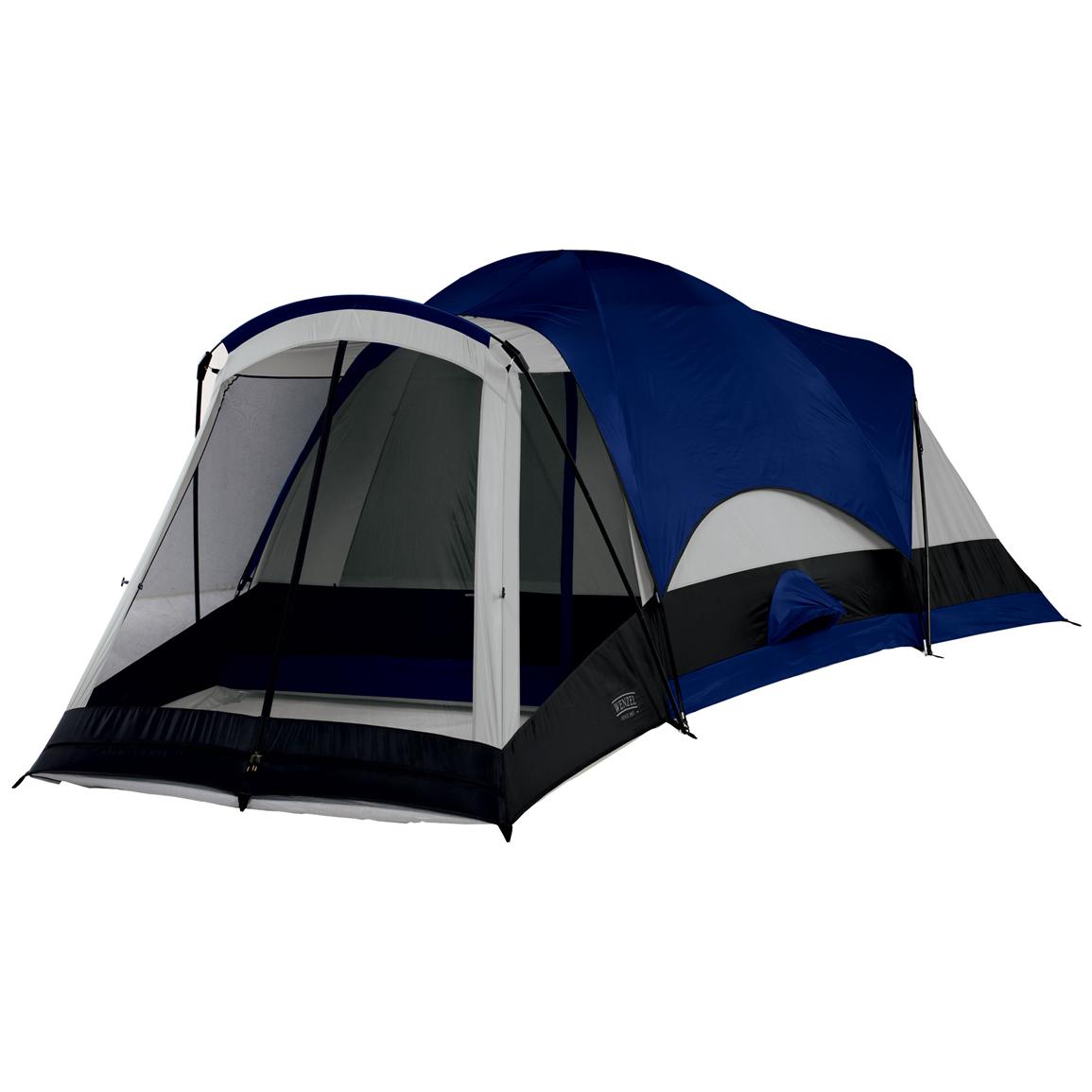 Wenzel Titan 3 Room Family Dome Tent W Screen Porch