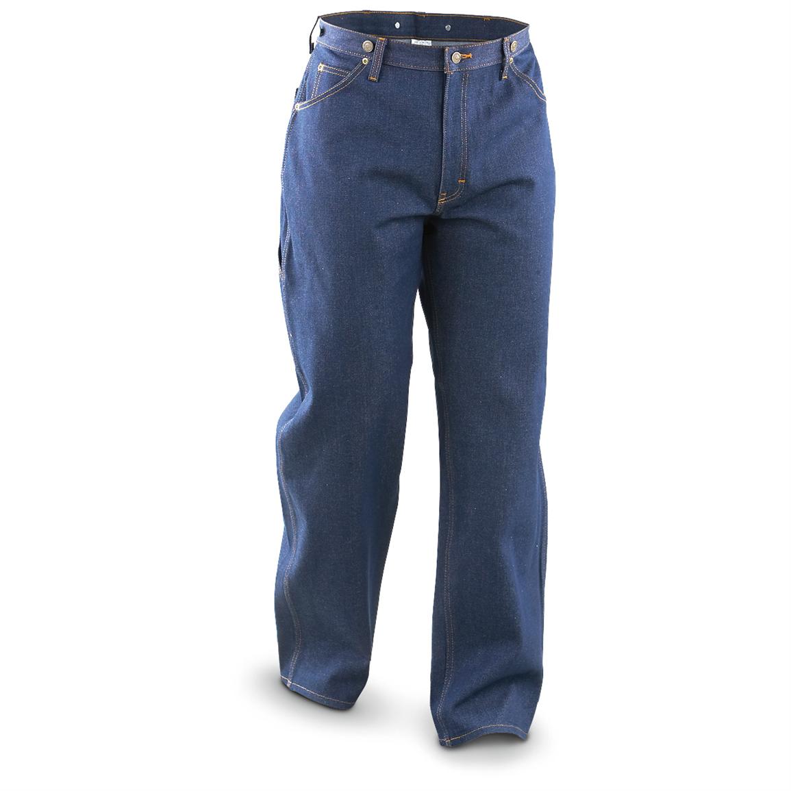 Men's Key Industries® Denim Logger Dungarees - 226711, Jeans & Pants at ...