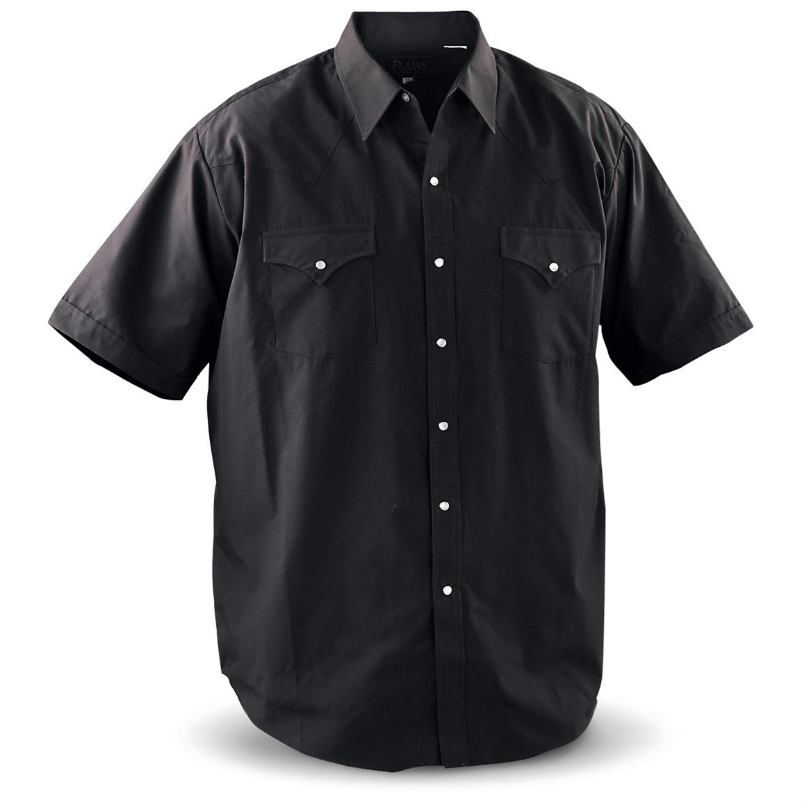 Plains™ Short - sleeved Western Shirt - 124452, Shirts at Sportsman's Guide