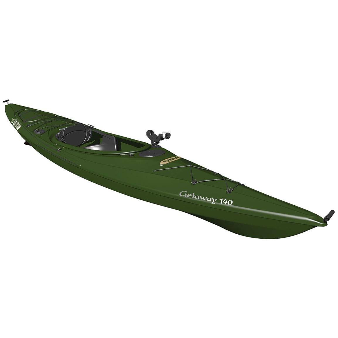 Pelican® Getaway™ 140 Sit - In Kayak with Paddle - 124673 ...