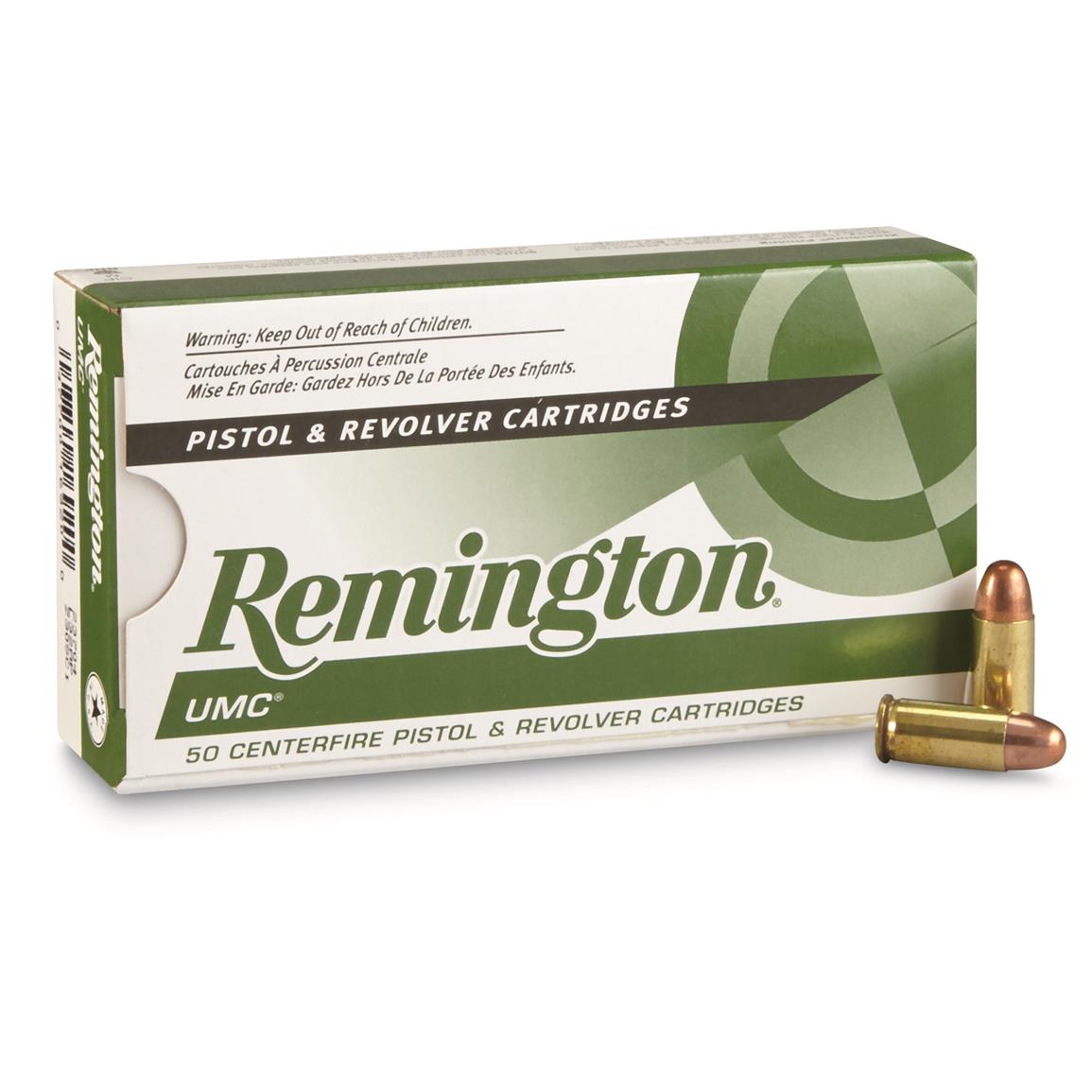 Remington UMC Handgun, .32 Auto., MC, 71 Grain, 50 Rounds
