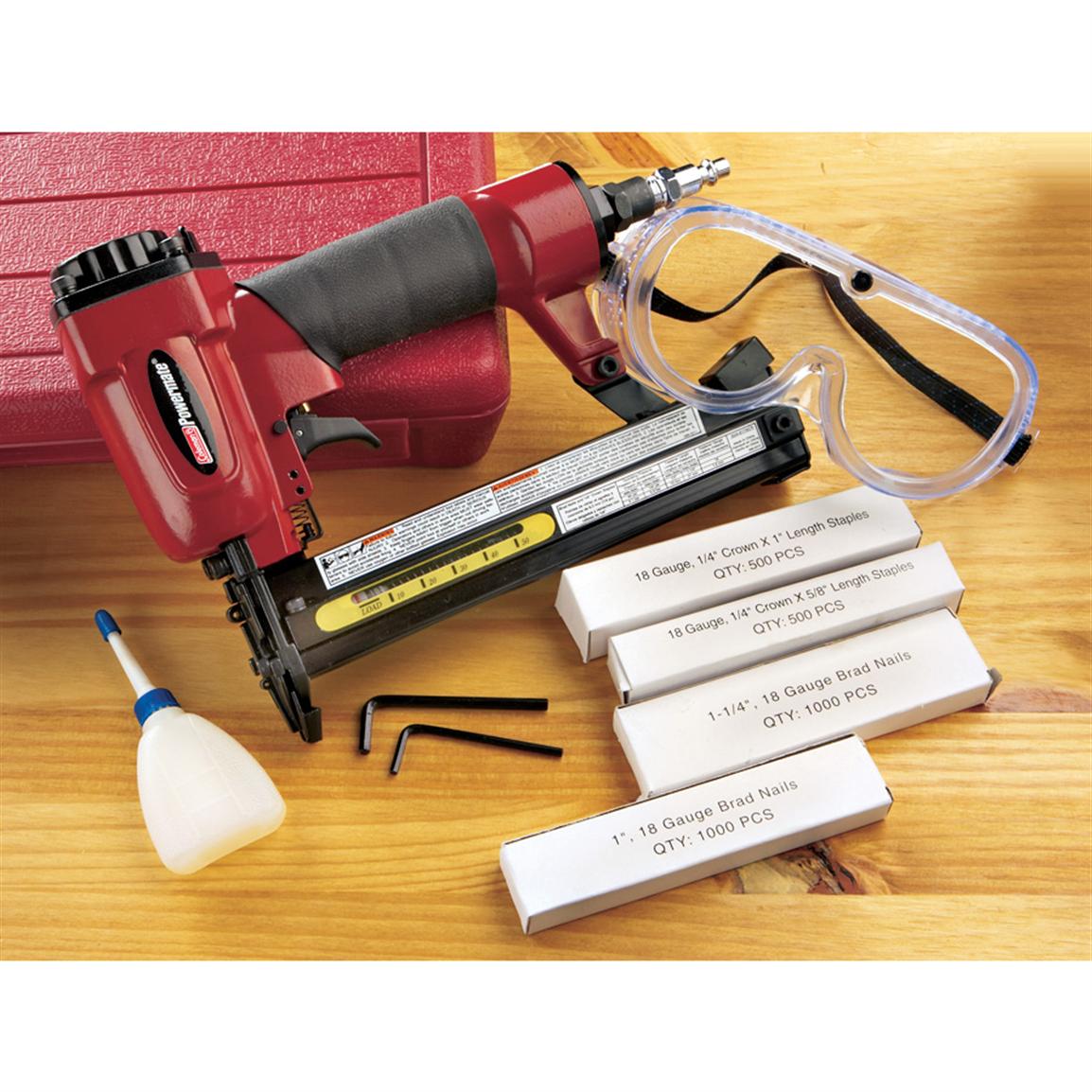 Coleman® Powermate® Air Nailer / Stapler 125019, Air Tools at Sportsman's Guide