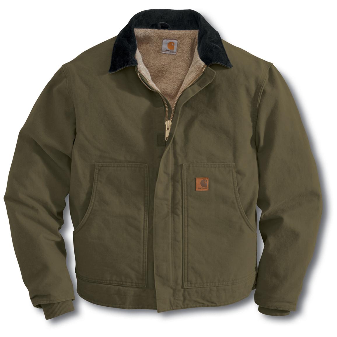 Tall Carhartt® Sandstone Dearborn Jacket - 125137, Insulated Jackets ...