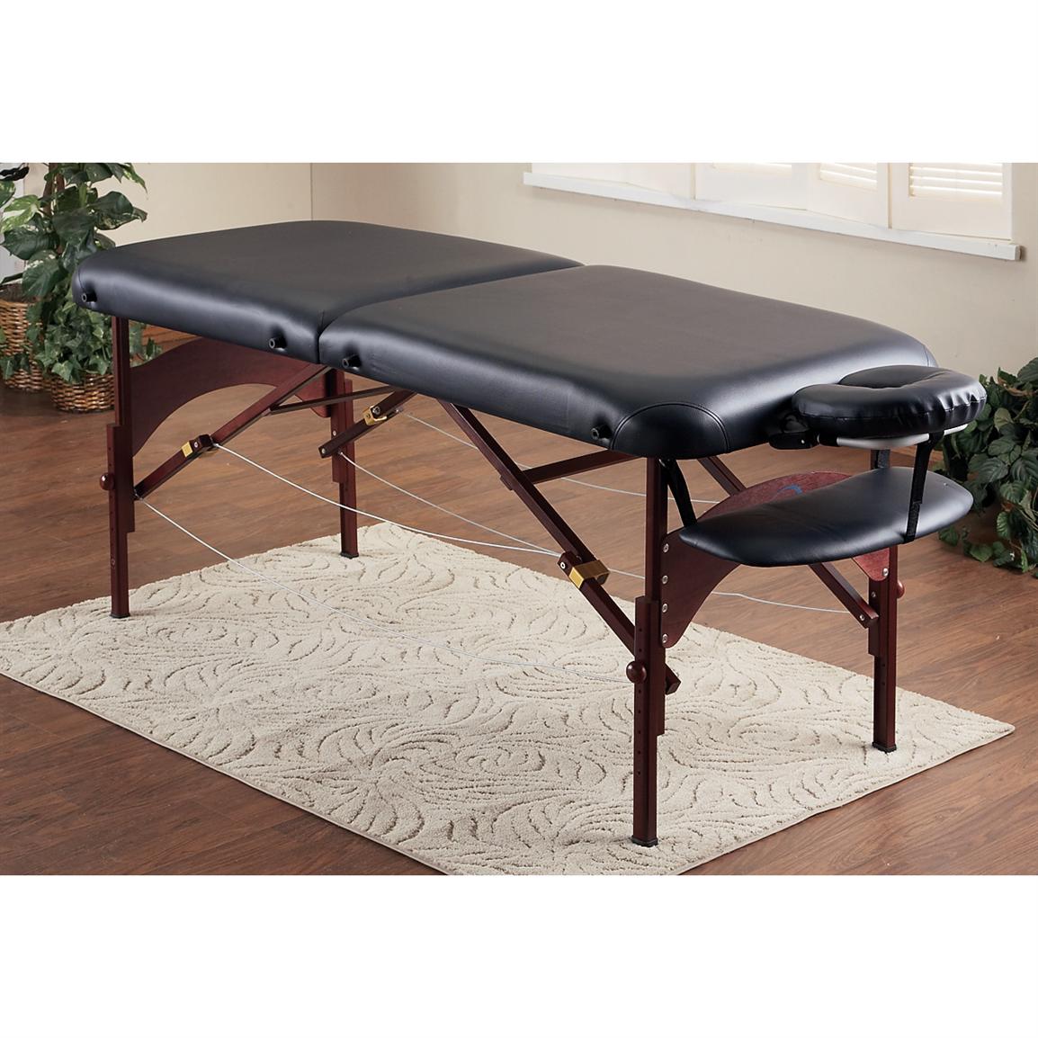 Lifegear Deluxe Massage Table With Wheeled Carry Case