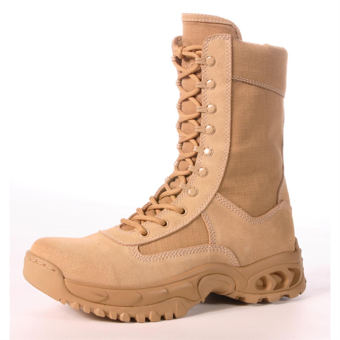Men's Ridge® Desert Storm™ Zipper Boots - 125639, Combat & Tactical ...