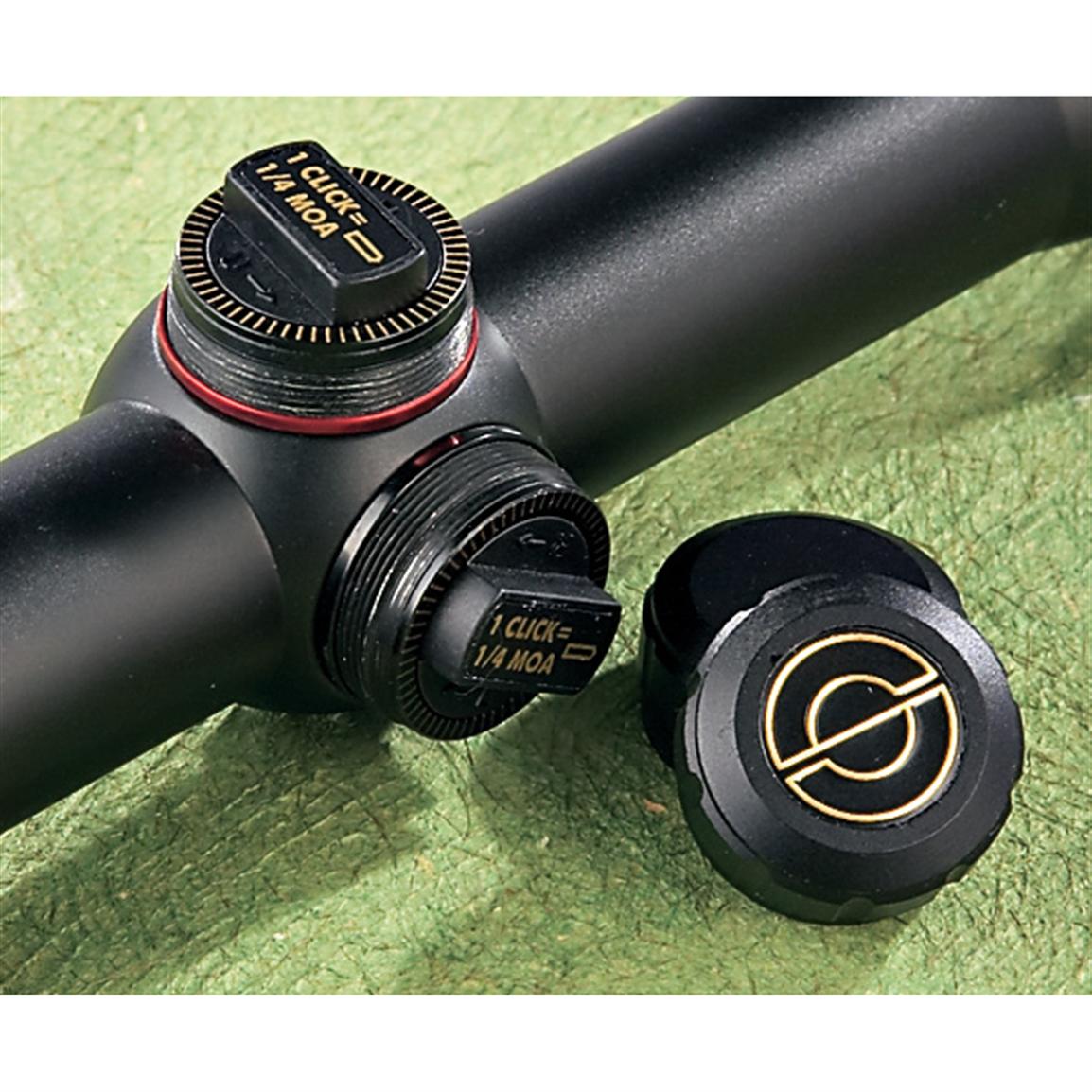 Simmons® 4 12x40 mm Master Series Rifle Scope, Matte Black 125724