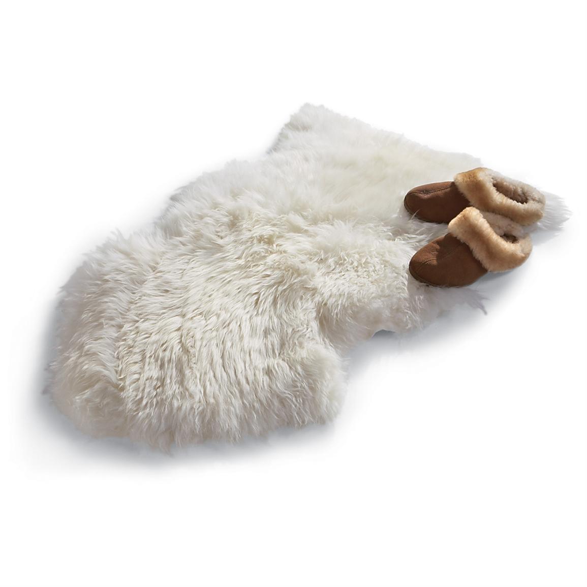 Double Sheepskin Rug 125957 Rugs At Sportsman s Guide