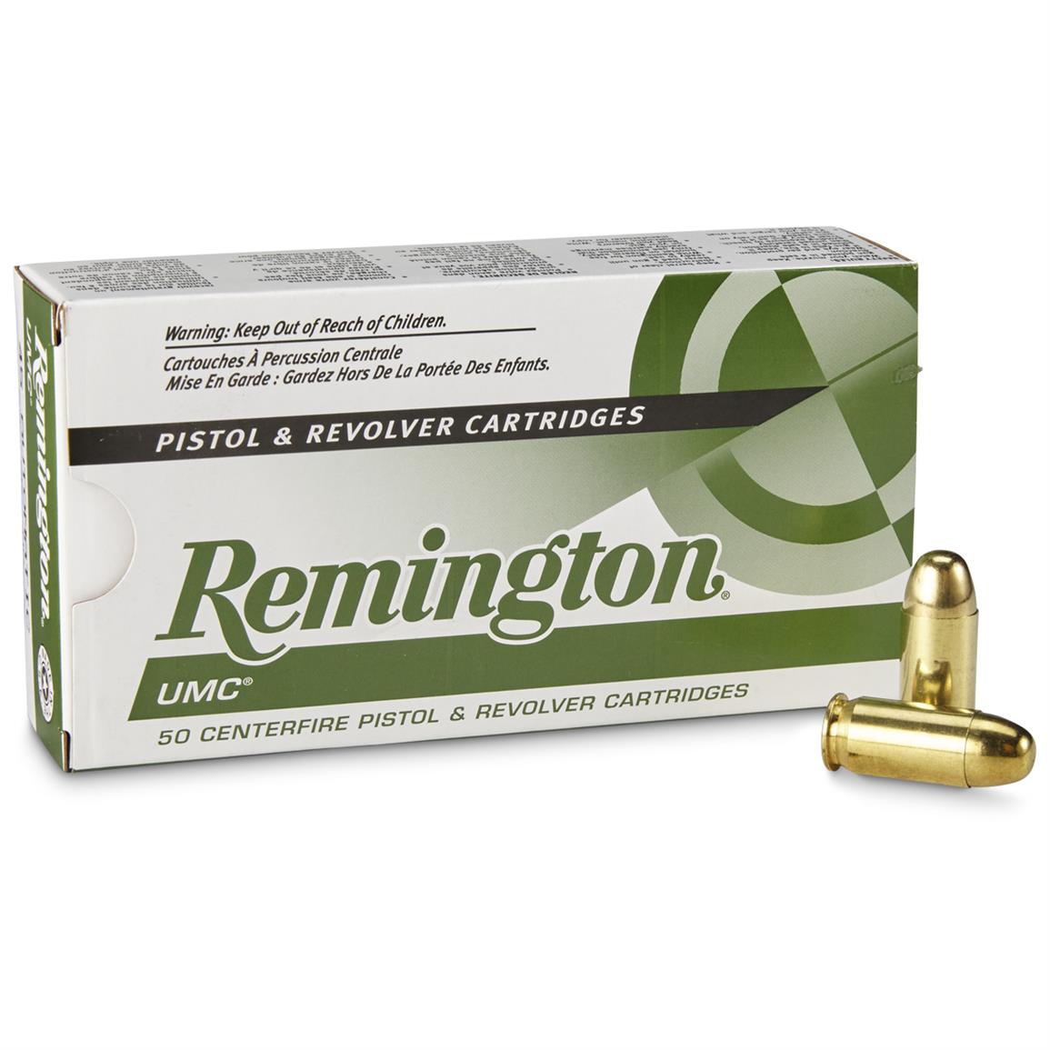 Remington UMC Handgun, .45 Automatic, MC, 230 Grain, 1,000 Rounds