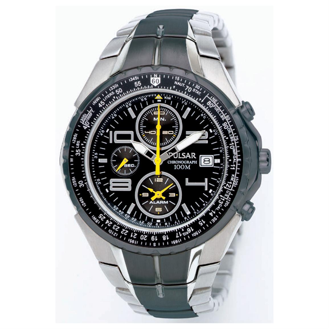 Men's Pulsar® Tech Gear™ Flight Chronograph Watch PF3183 - 126643