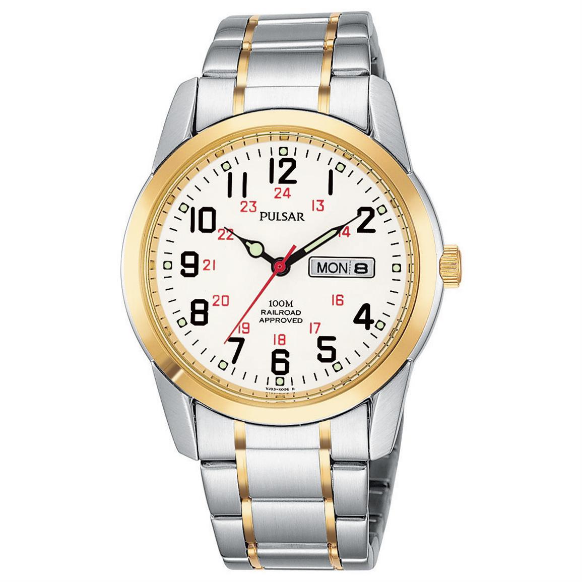 Men's Pulsar® Railroad Approved Watch - 126674, Watches at Sportsman's