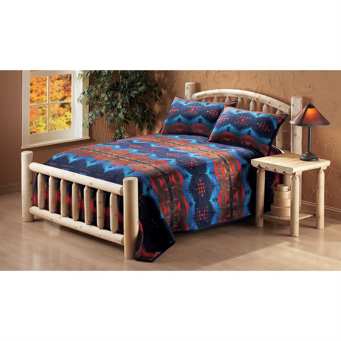 Rustic Natural Cedar Furniture Company® Cedar Log Full Arched Bed
