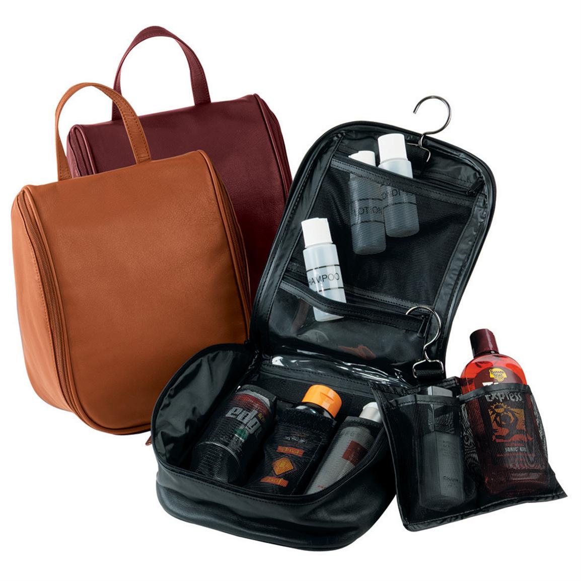 Royce Leather® Toiletry Bag with Removable Pouch - 127344, at Sportsman&#39;s Guide