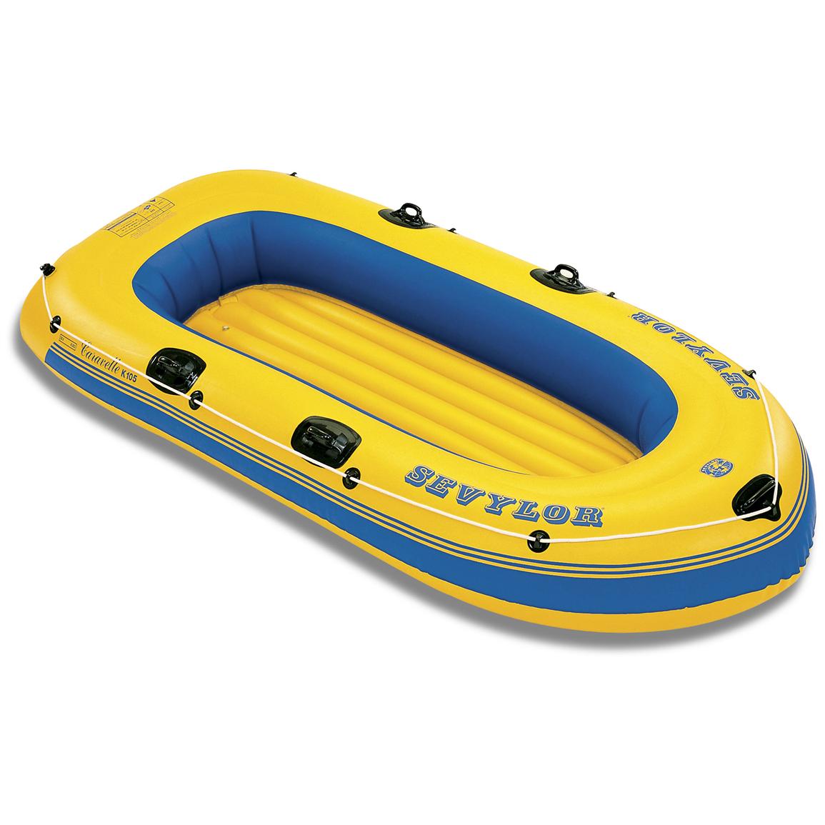 Sevylor® 5 Person Caravelle Boat, Yellow 127387, Small Craft