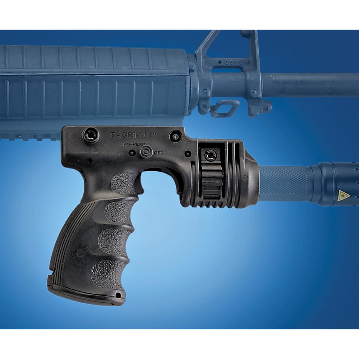 T grip Tactical Pistol Grip with Flashlight Holder 127852, Sights at Sportsman's Guide