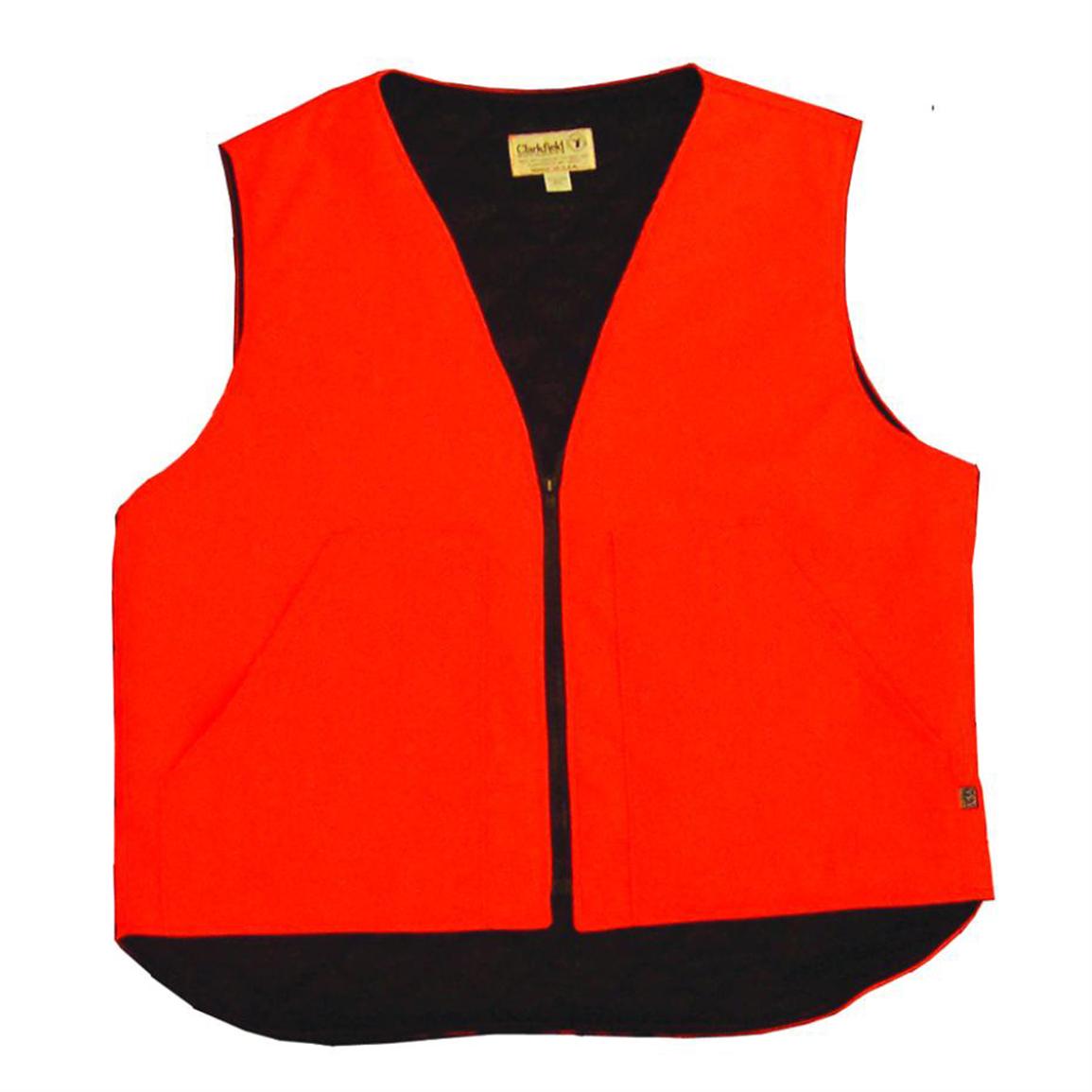 Clarkfield Outdoors® Insulated Blaze Orange Vest - 128449, Vests at ...