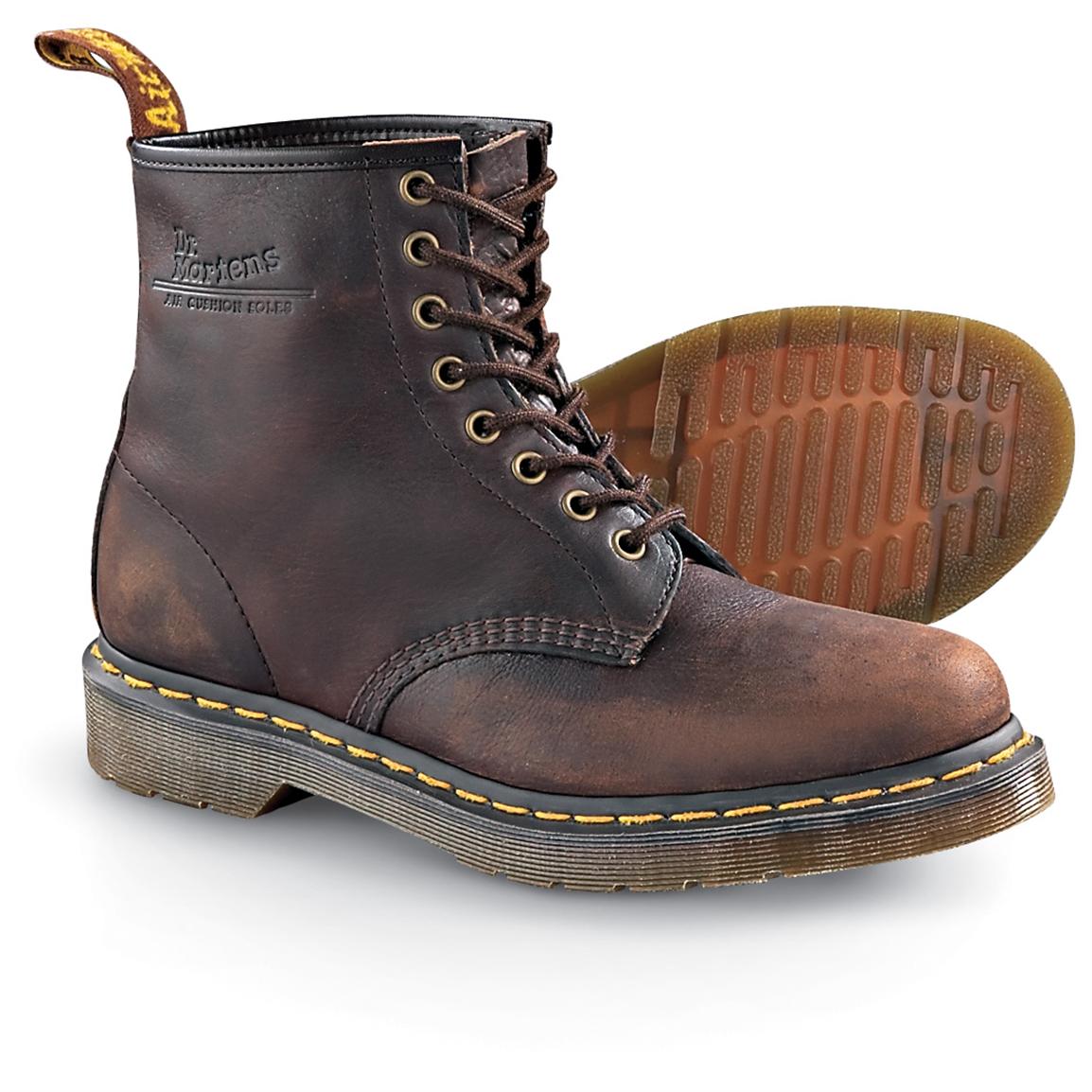 Men's Dr. Martensâ¢ Boots, Brown - 128673, Casual Shoes at Sportsman's Guide