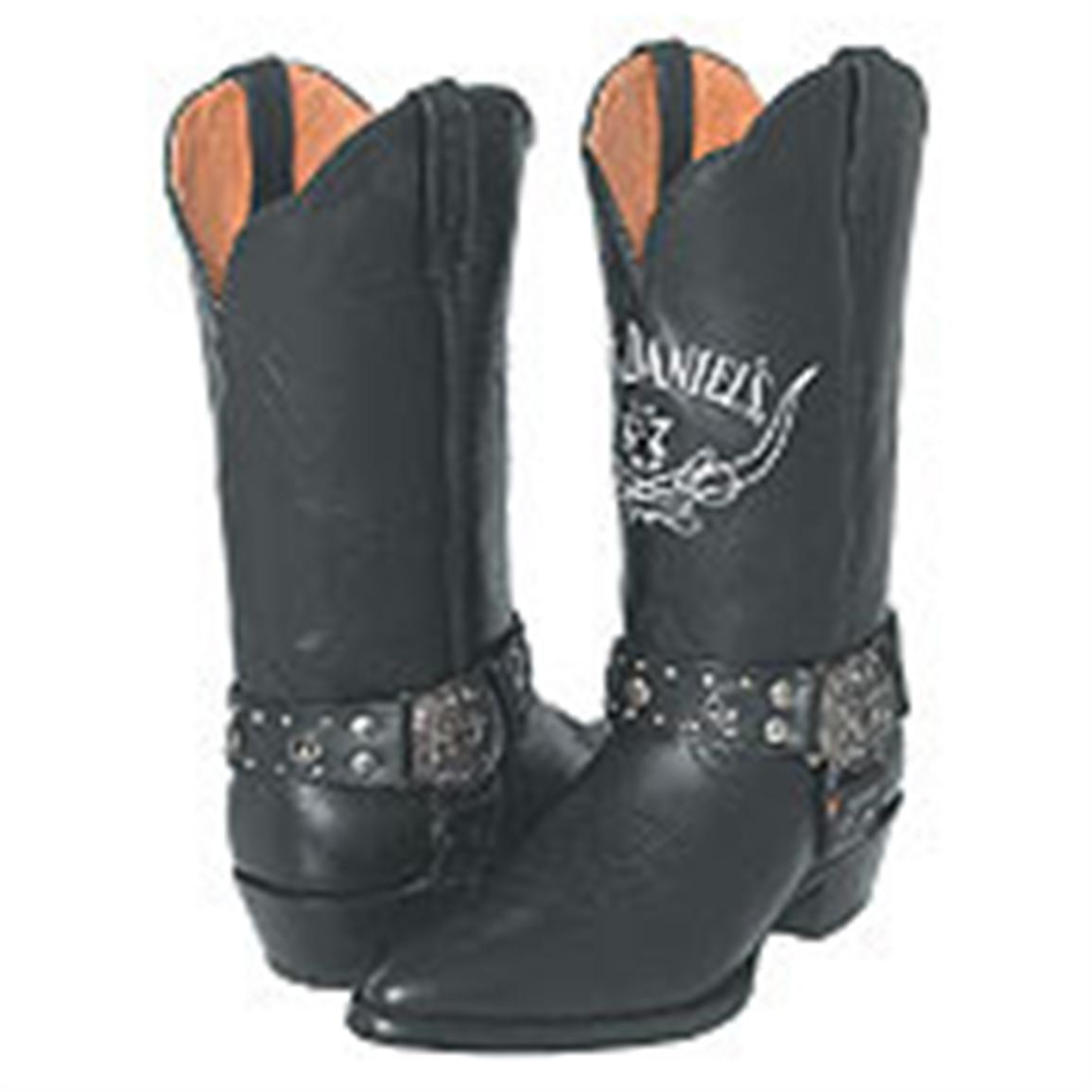 biker boots harness