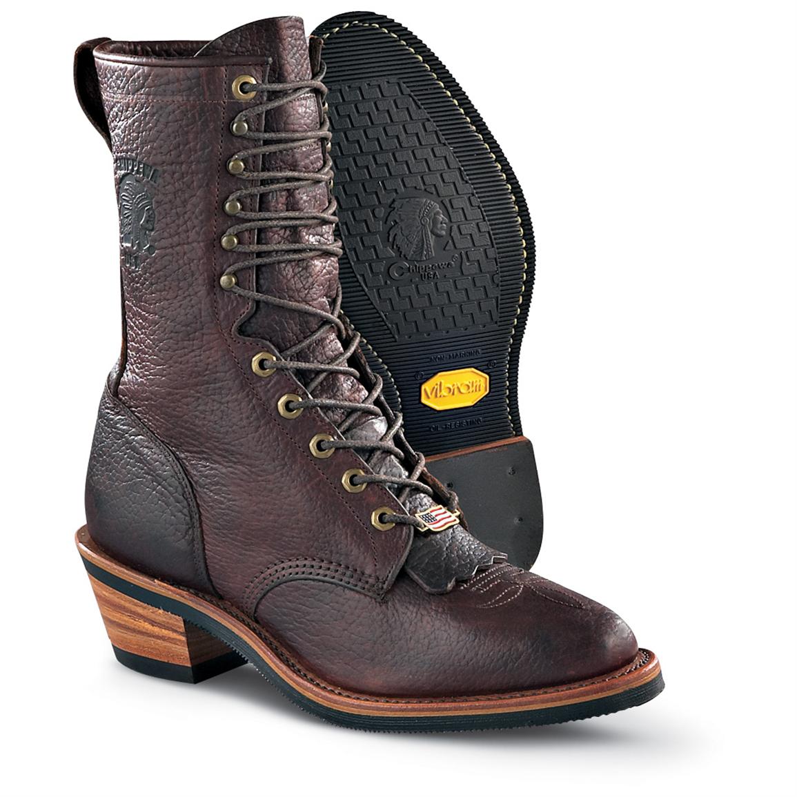 chippewa packer boots