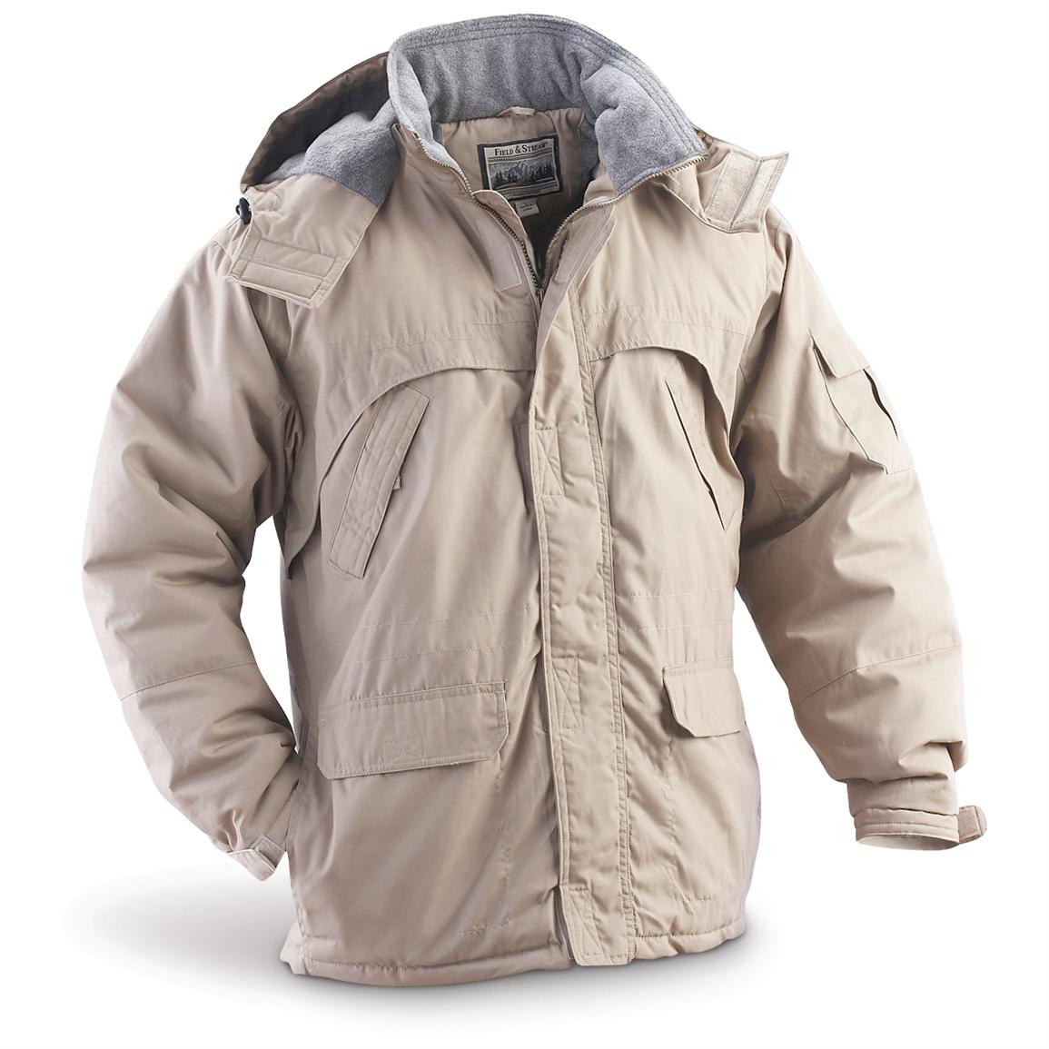 Field & Stream® Hooded Parka - 129262, Insulated Jackets & Coats at ...