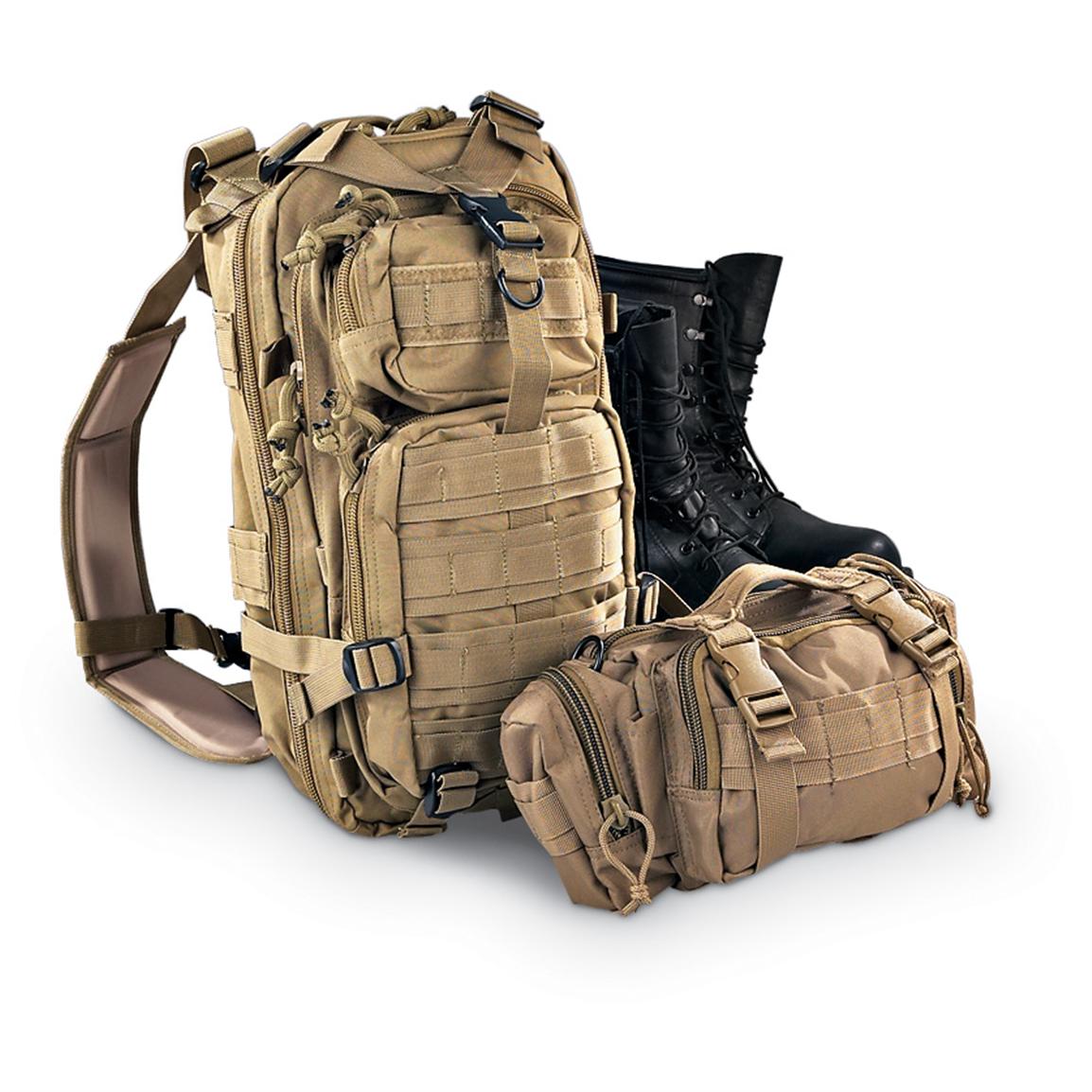 Level III Assault Pack with Deployment Bag, Coyote Tan - 129293 ...