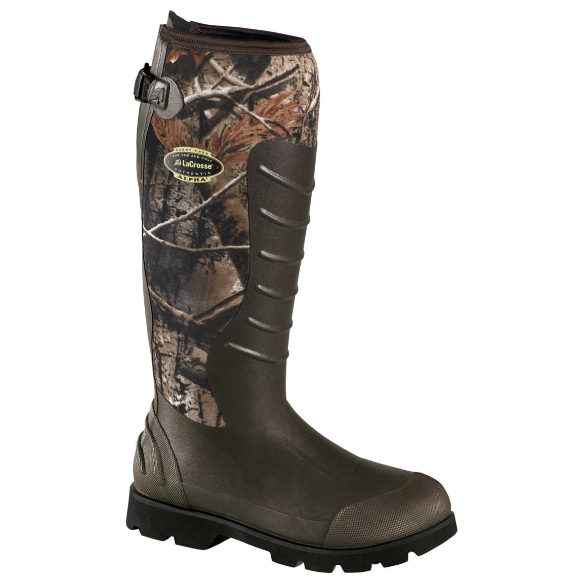 Men's LaCrosse® 18" 7 mm Alpha Lite Boots, Realtree® AP™ HD 129997