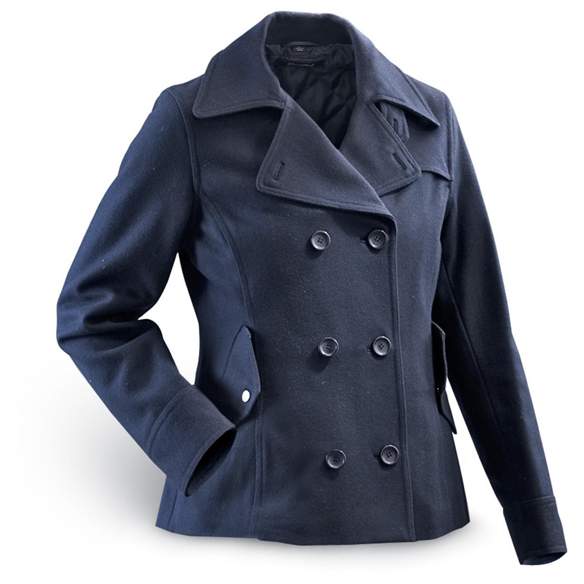 Women's Excelled® Pea Coat 130181, Insulated Jackets & Coats at