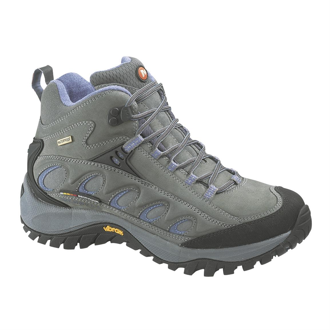 Men's Merrell® Radius Mid Waterproof Boots - 130405, Hiking Boots ...