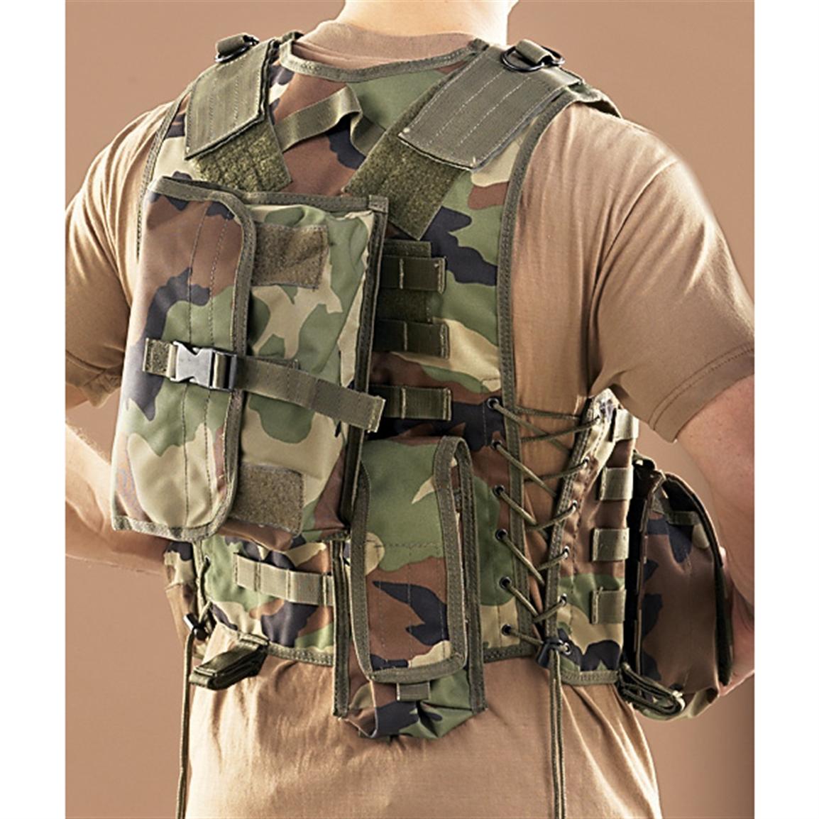 Mil - Spec™ Plus Universal Vest, Woodland - 130550, Tactical Clothing ...