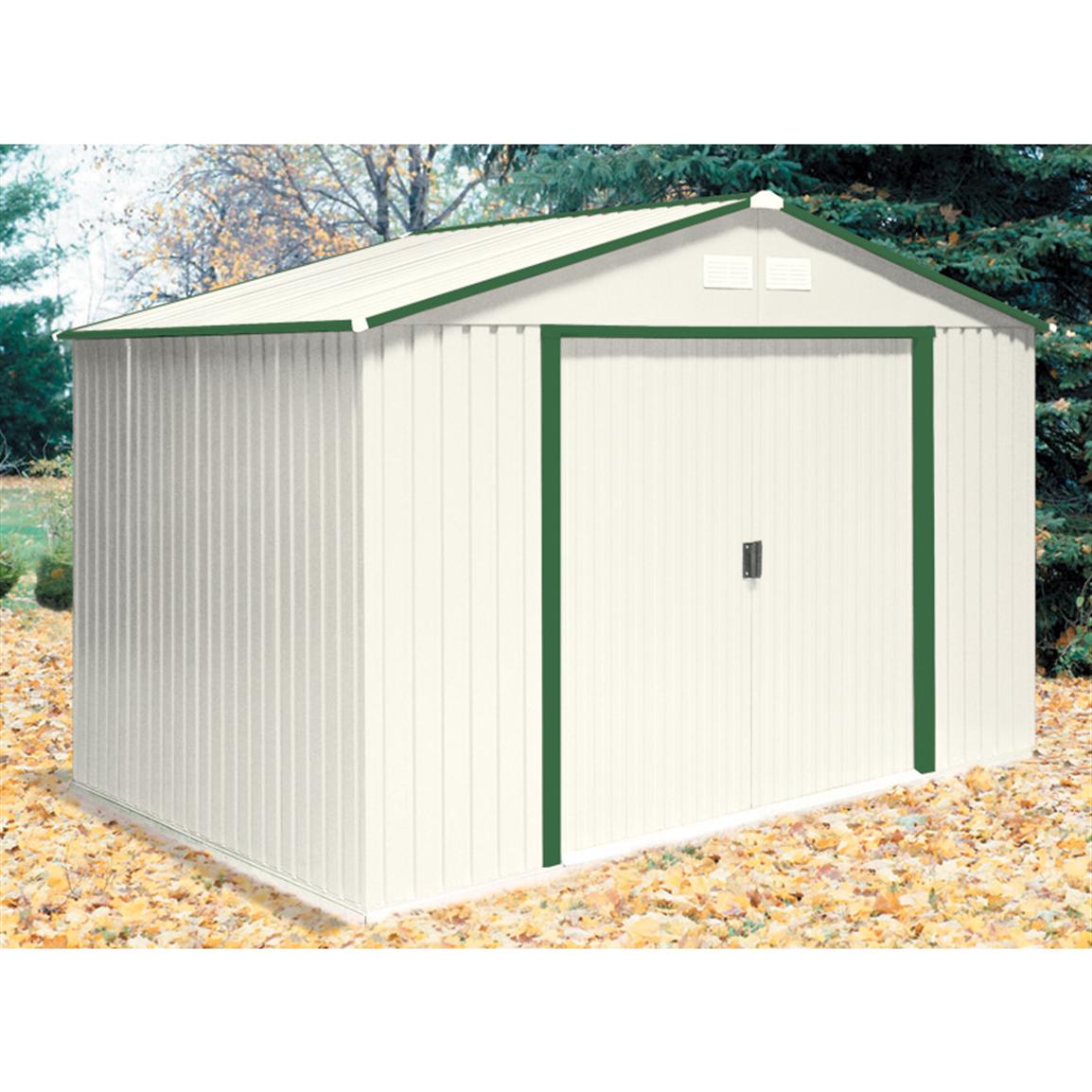 DuraMaxÂ® 10x8' Colossus Metal Shed with Foundation 