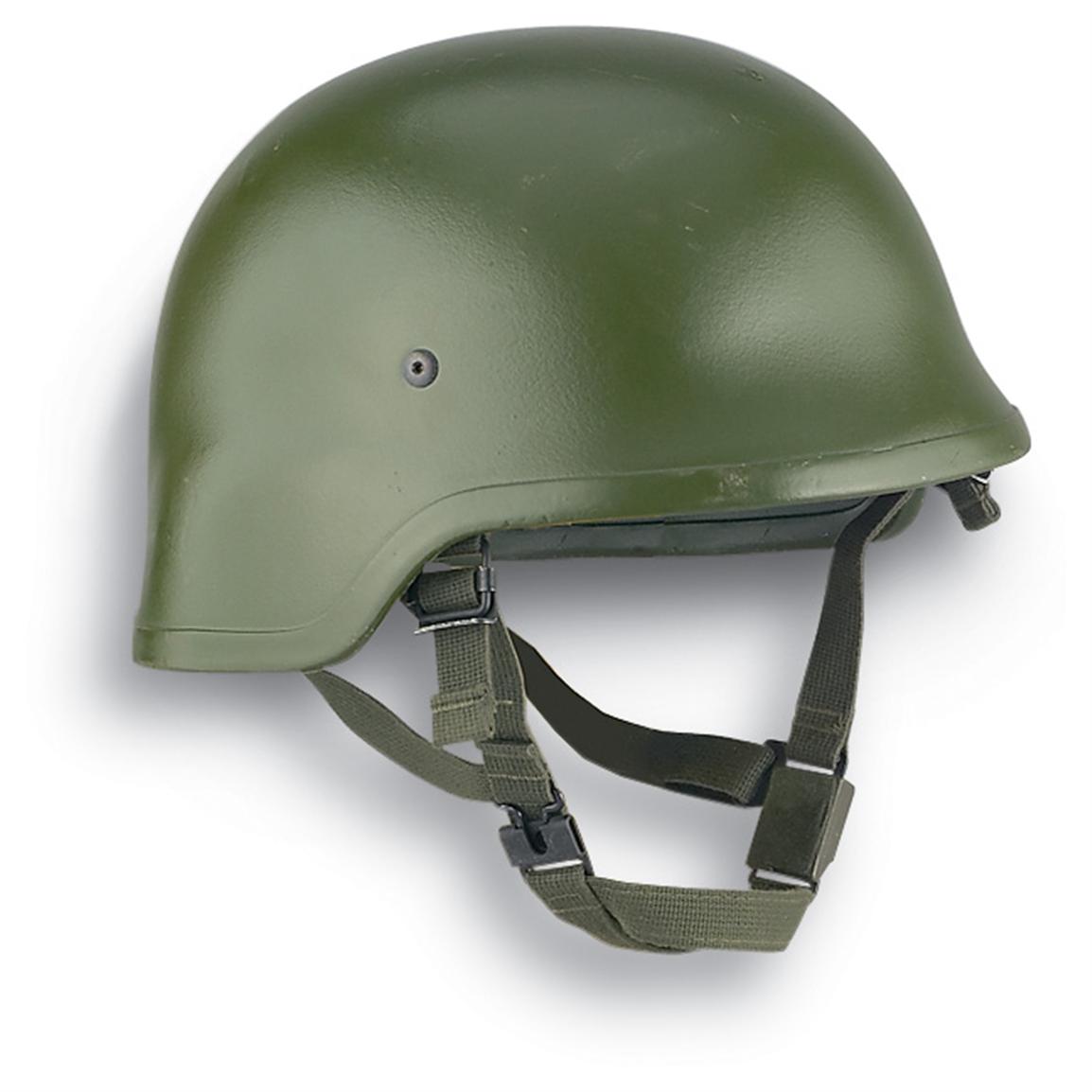 New German Military Helmet with Kevlar® - 130990, Helmets & Accessories at Sportsman's Guide