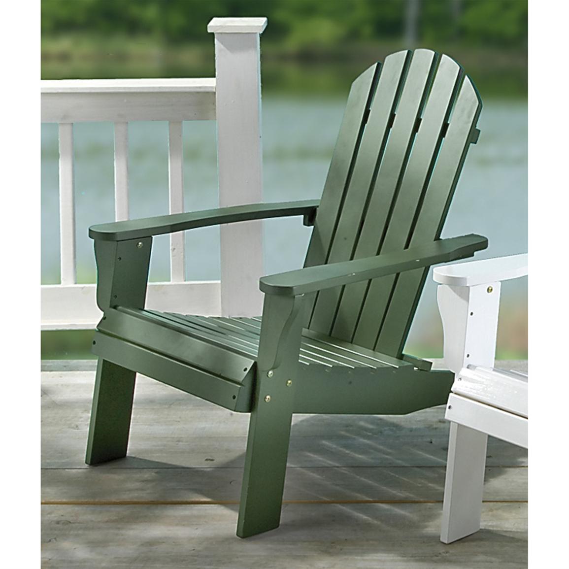 Painted Adirondack Chair - 131144, Patio Furniture at 