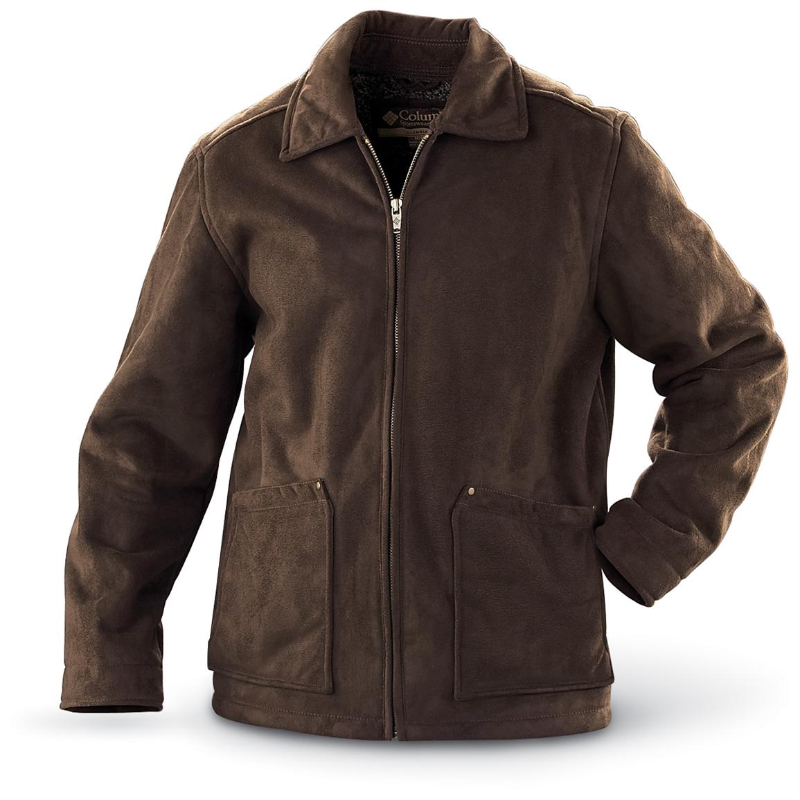columbia jacket brown