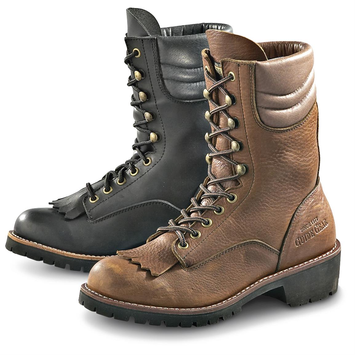 guide gear logger boots