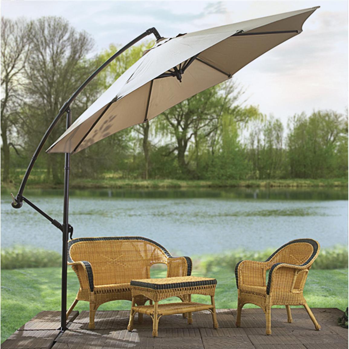 10' Cantilevered Patio Umbrella - 152569, Patio Umbrellas ... on {keyword}