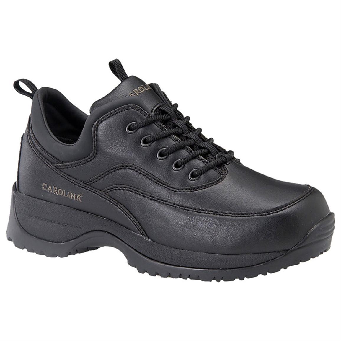 Women's Carolina® Steel Toe AeroGrip™ Walking Oxford Shoes, Black ...