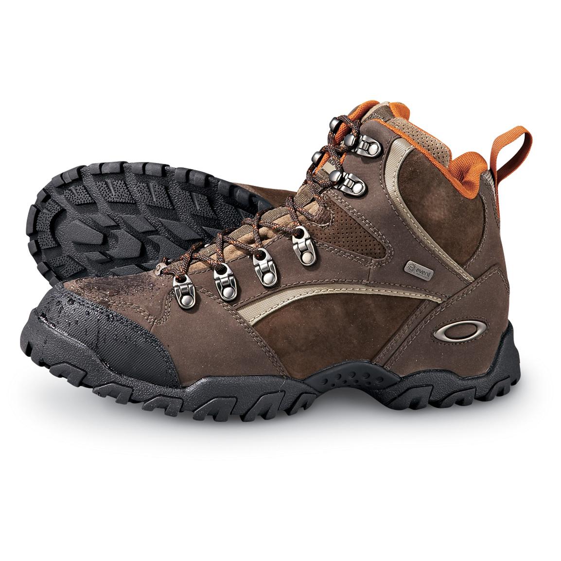 Men's Oakley® Waterproof Cartridge Hiking Boots, Brown - 133521, Hiking ...