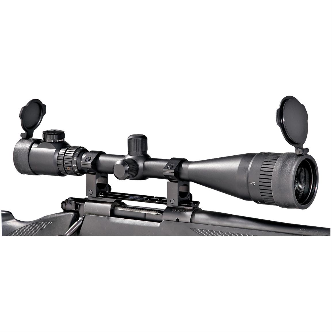 AIM® 6 24x50 mm IR Tactical Scope, Matte Black 133678, Rifle Scopes