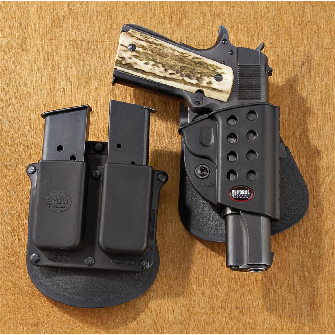 Fobus® 1911 Evolution Pistol Holster with Mag Pouch - 133704, Holsters ...