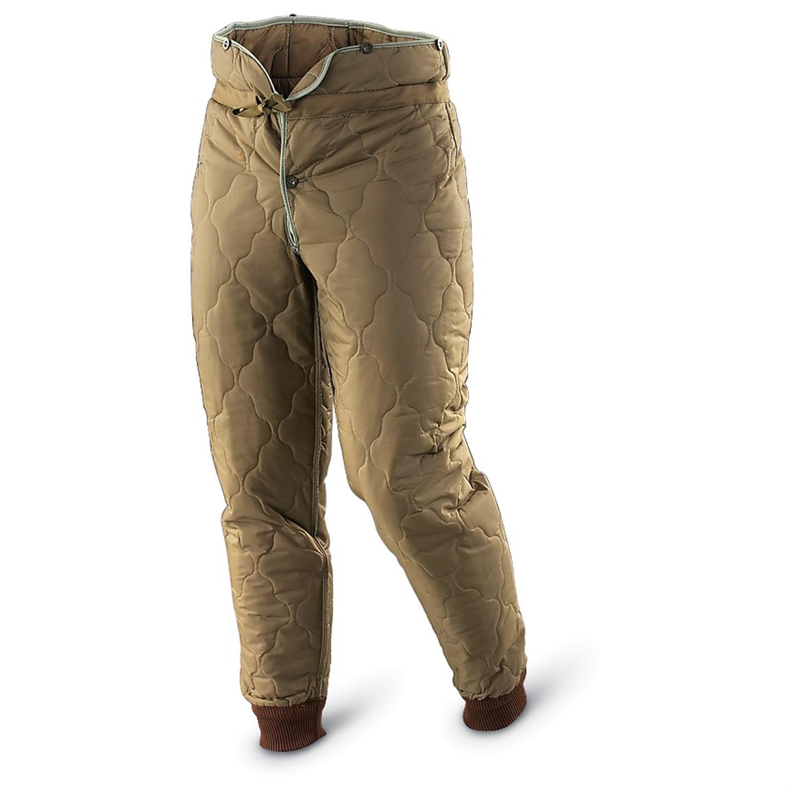 3 New Czech Military Insulated Pant Liners, O.D. - 133812, Pants at ...