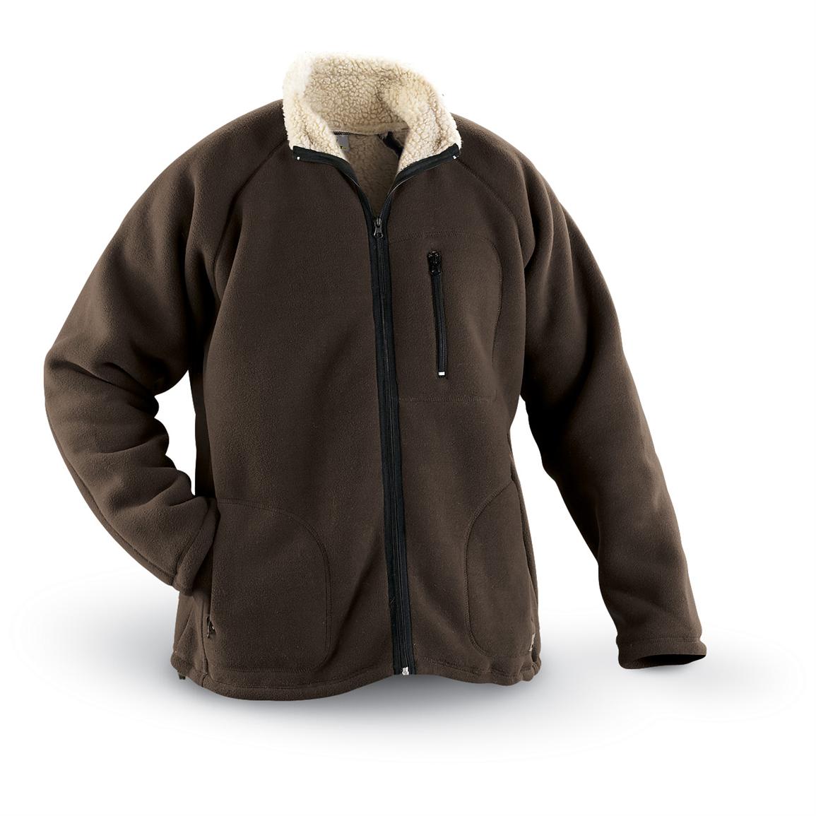 Utility Pro® Sherpa Lined Fleece Jacket - 134413, Insulated Jackets ...