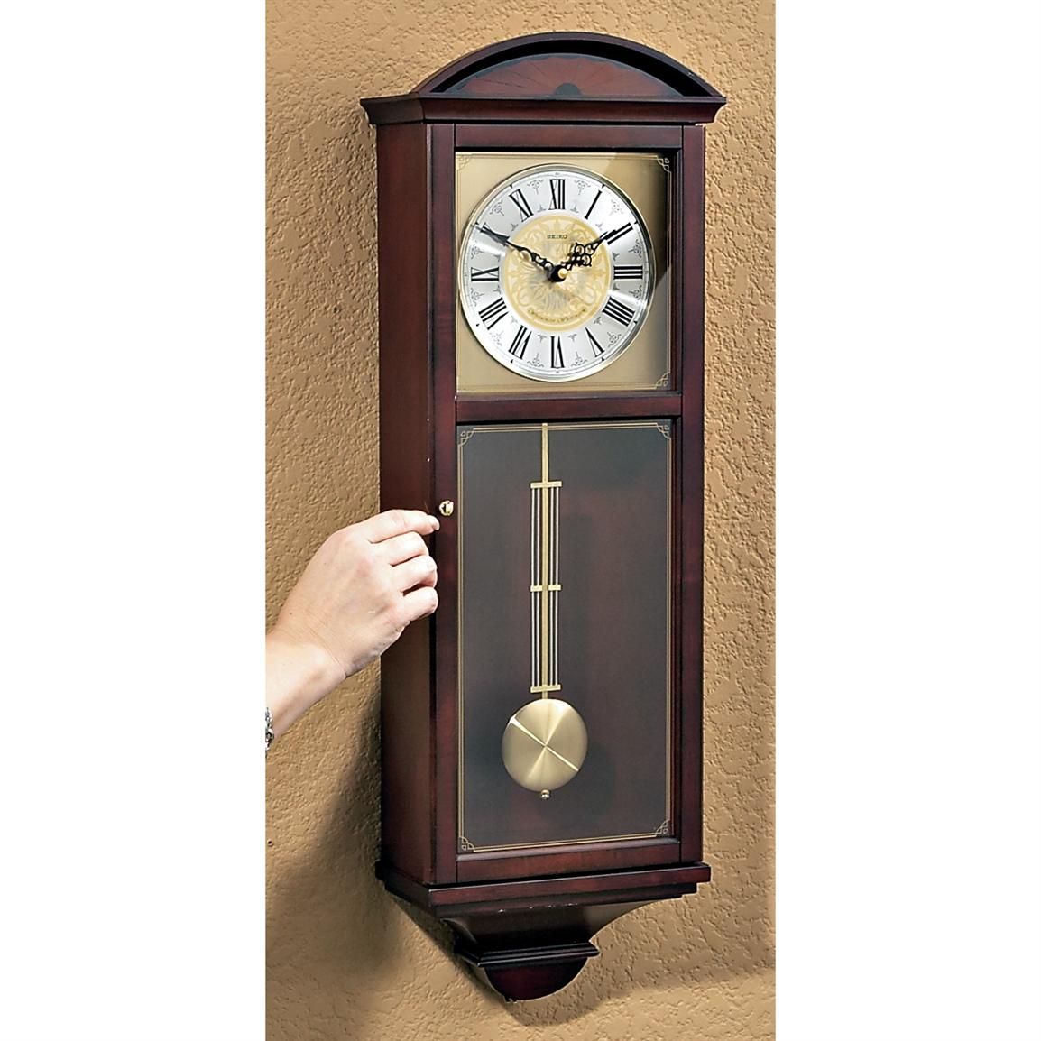 Seiko® Pendulum Wall Clock 134517, Clocks at Sportsman's Guide