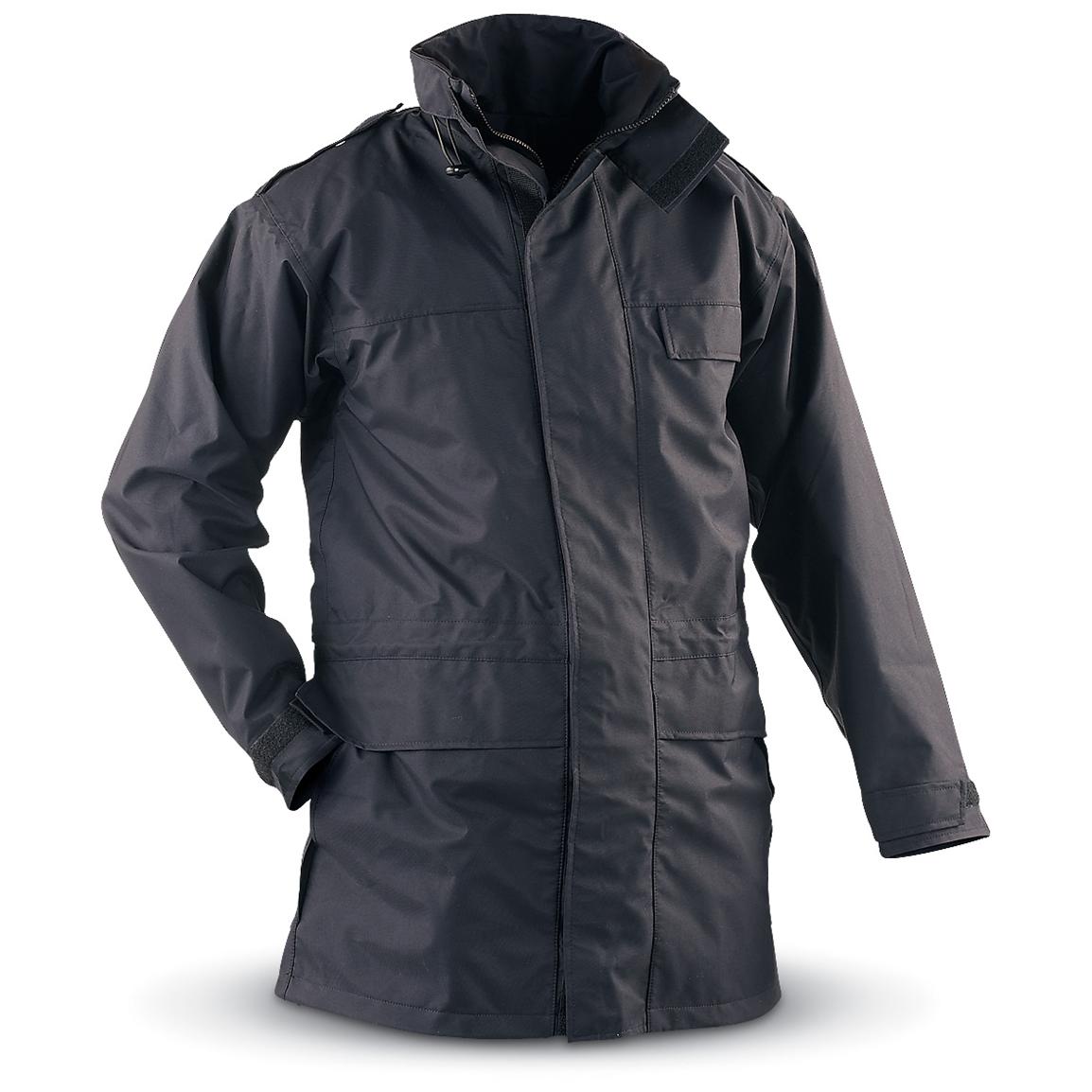 New British Waterproof / Breathable Jacket with Liner, Navy Blue ...