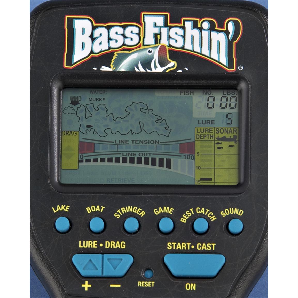 Radica® Bass Fishin'® Electronic Game 135714, Puzzles & Games at