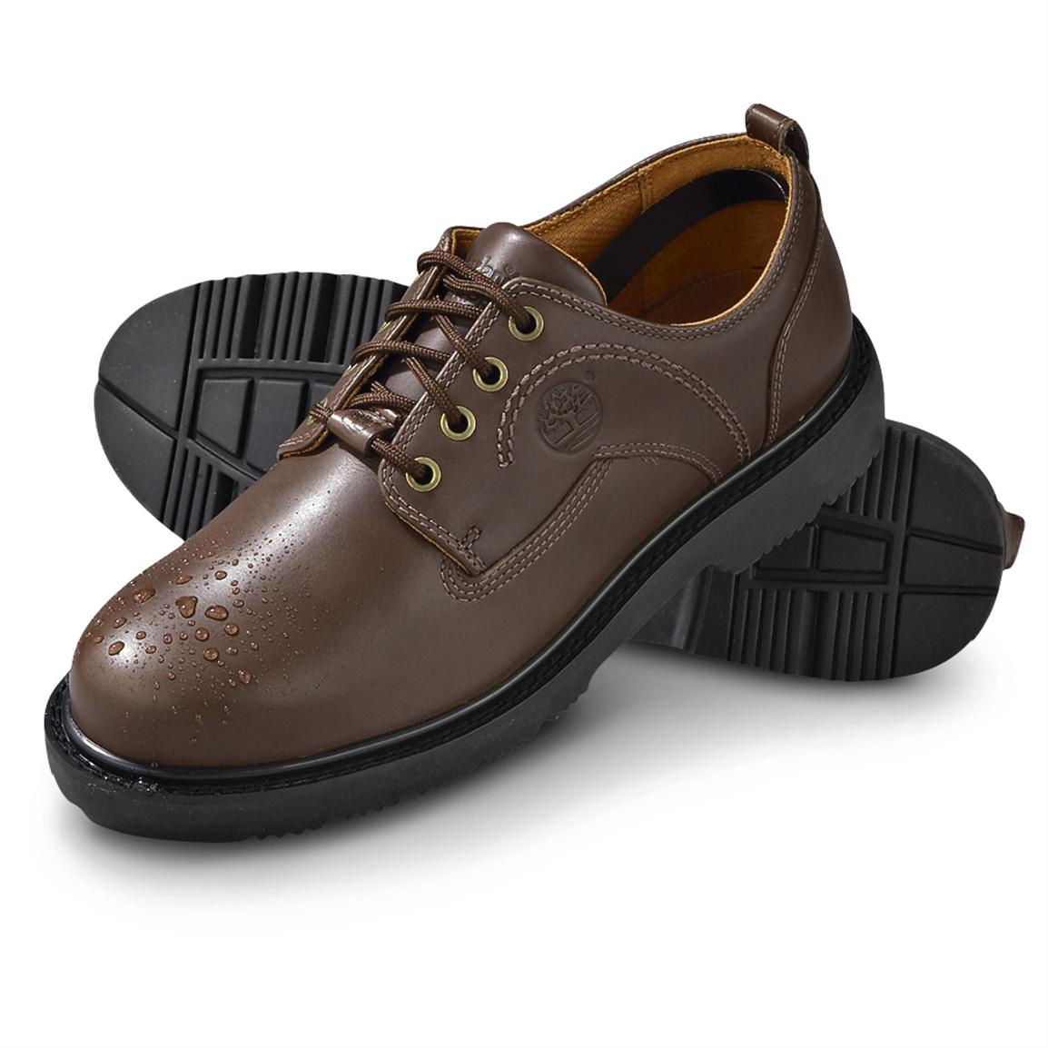 Mens Timberland® Waterproof Stormbuck Oxfords Brown 135735 Casual Shoes At Sportsmans Guide 8813