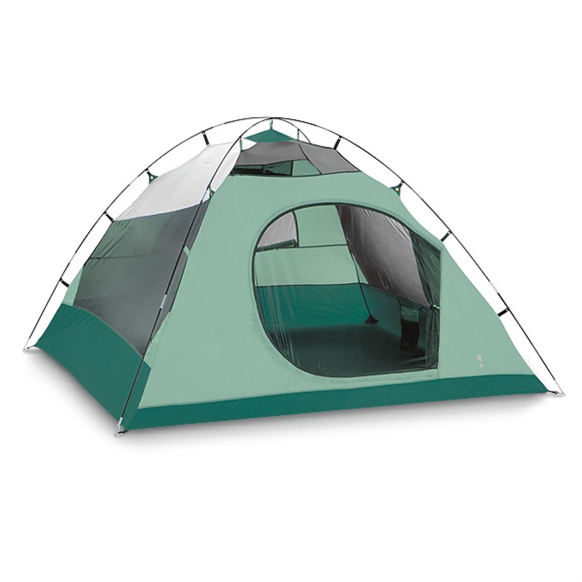 Eureka!® 4 - person Tetragon 8 Tent, Sage / Forest Green - 156448, Dome ...