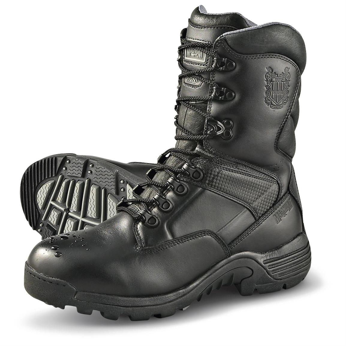 Men's Magnum® Platinum Elite Duty Boots, Black - 135936, Combat ...