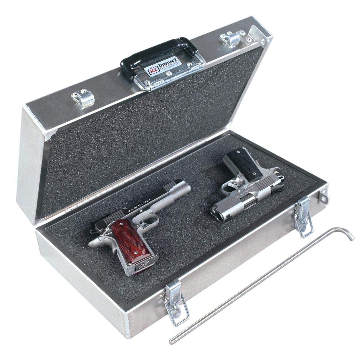 23x10" ICC Aluminum Spotting Scope Case 135944, Gun Cases at